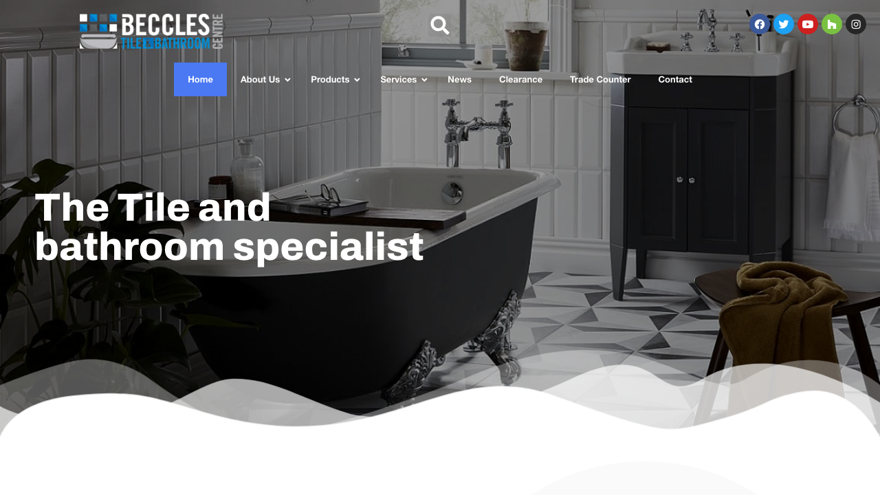 BECCLES TILE CENTRE LIMITED website preview