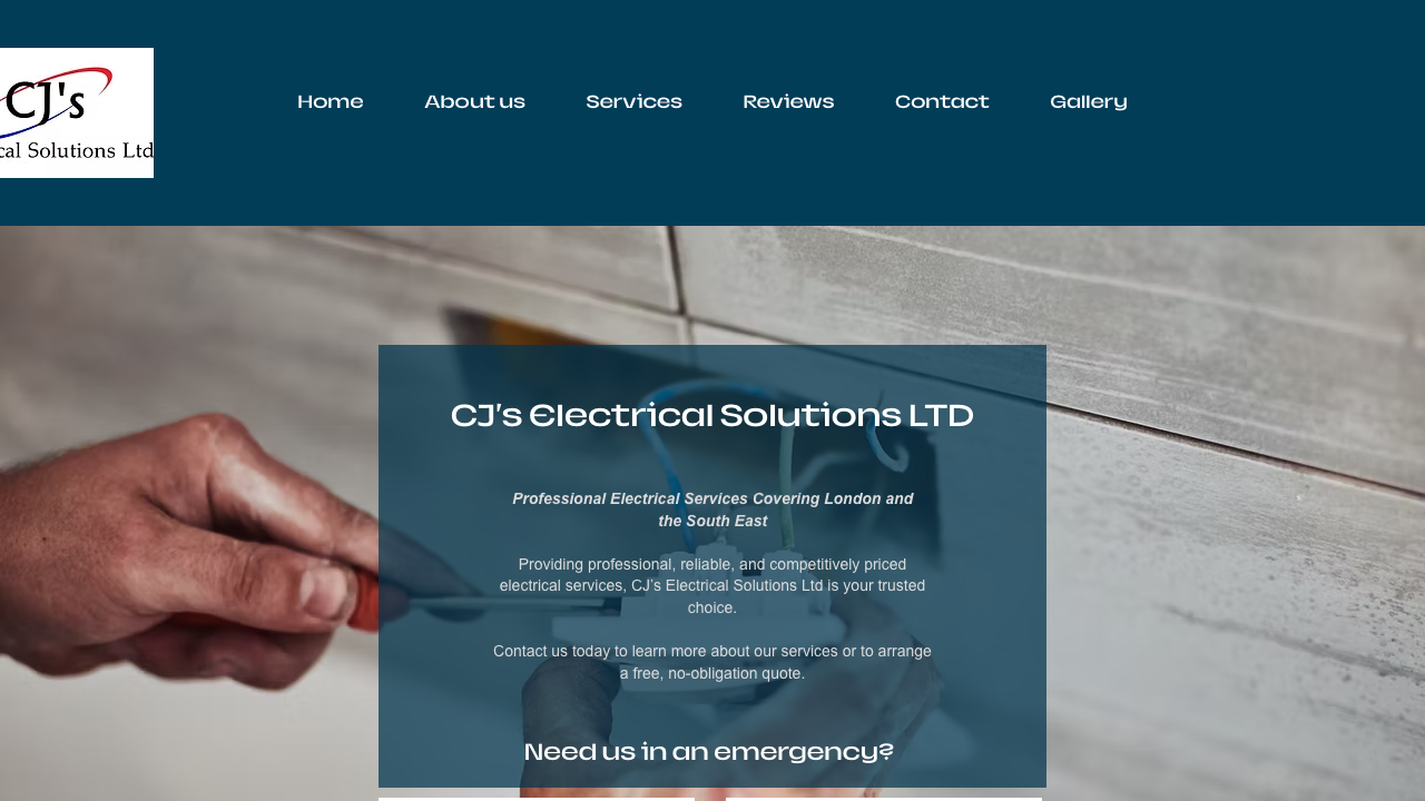 CJS ELECTRICAL SOLUTIONS LIMITED website preview
