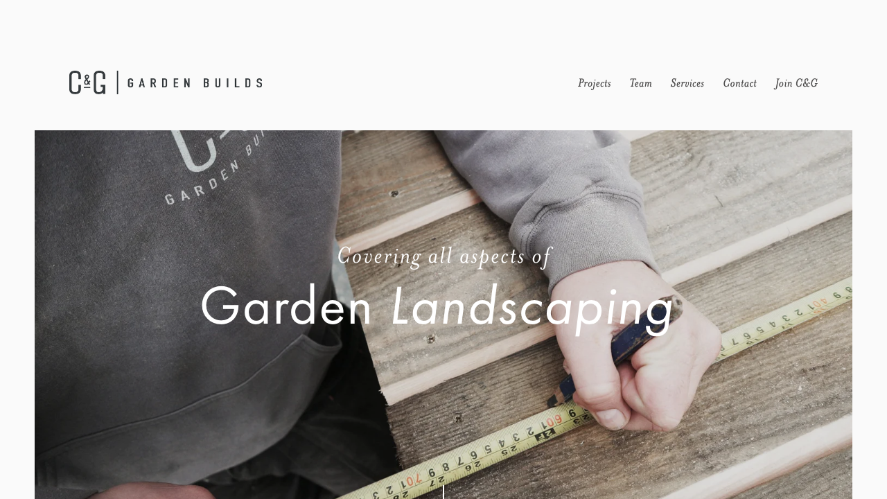C&G GARDEN BUILDS LTD website preview