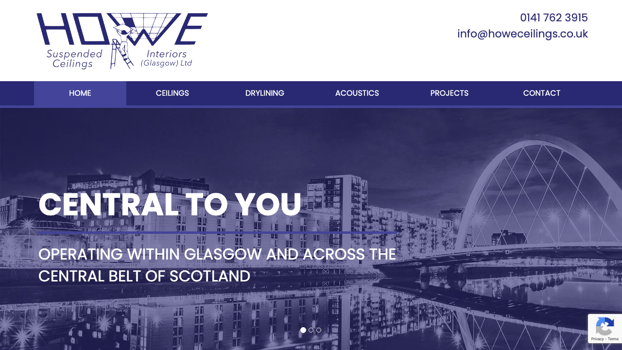 CEILING AND PARTITION SYSTEMS LTD website preview