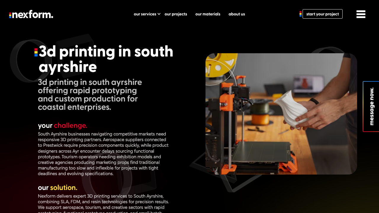 BESPOKE 3D SOLUTIONS LTD website preview