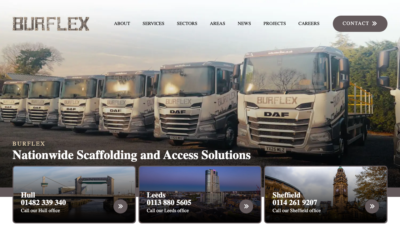 BURFLEX (SCAFFOLDING) LTD website preview