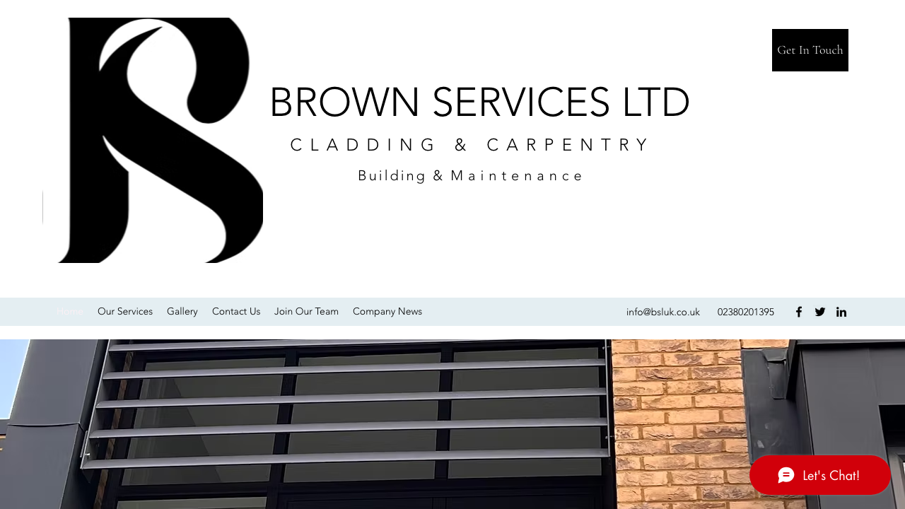 BROWN SERVICES LTD website preview