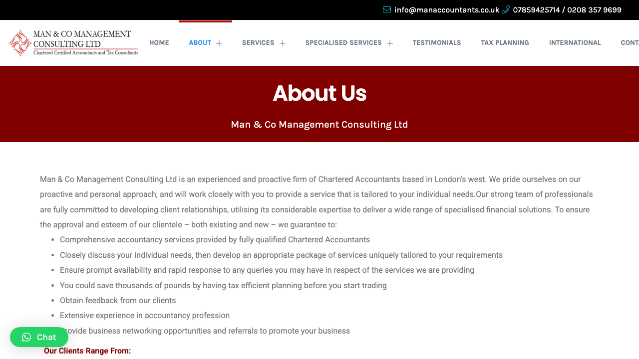CAM & CO CONSULTING LTD website preview