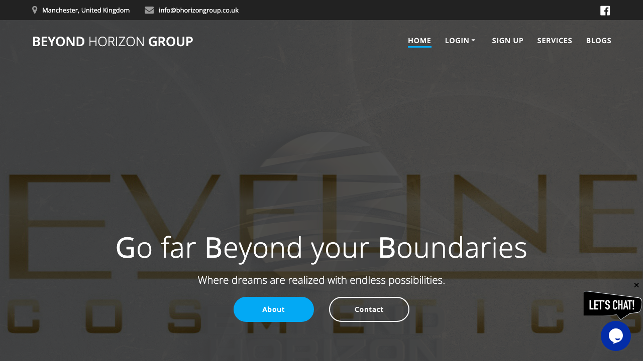 BEYOND HORIZON GROUP LTD website preview