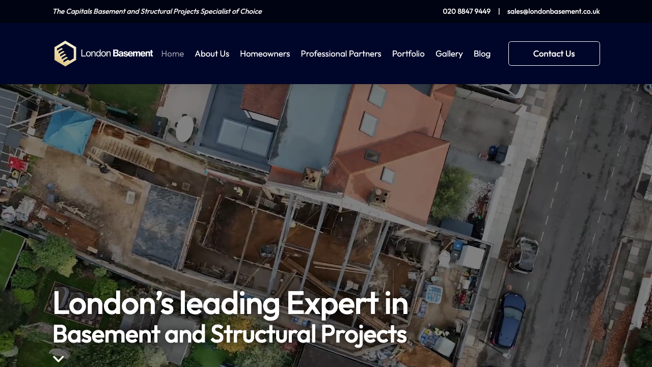 BASEMENT WORKS LTD website preview