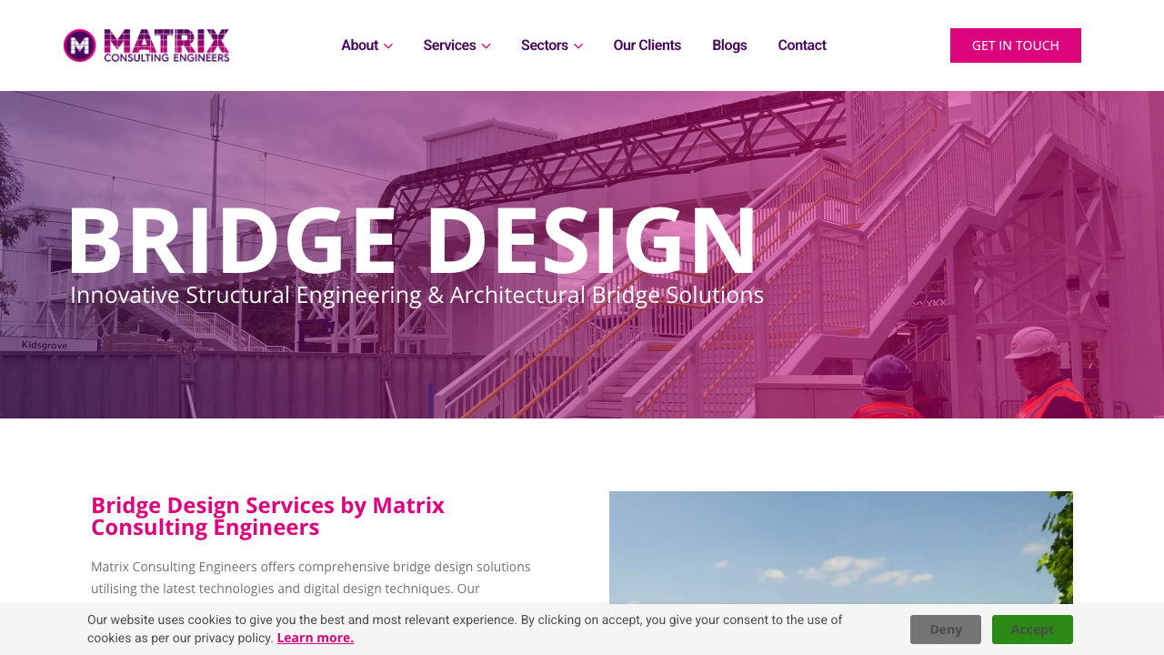 BRIDGE DESIGN AND VISUALISATION LTD website preview