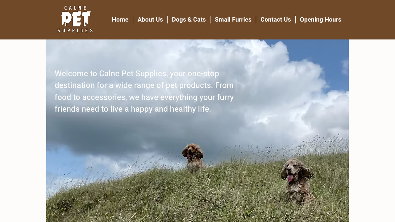 CALNE PET SUPPLIES LTD website preview