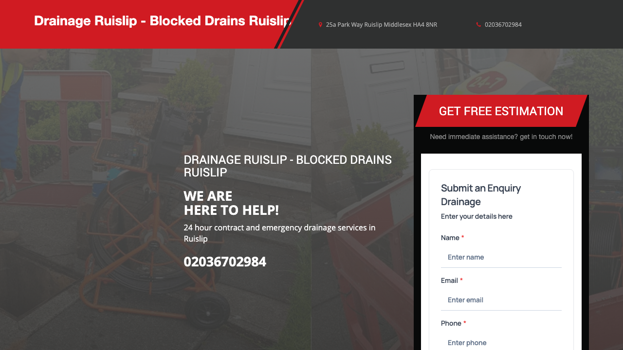 CAN DRAINAGE LIMITED website preview