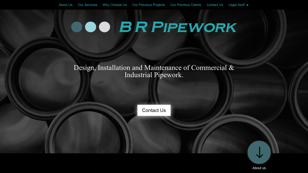 BR PIPEWORK LIMITED website preview
