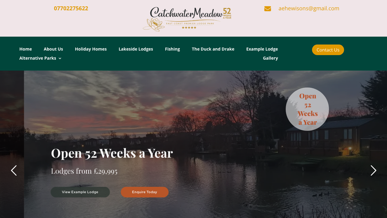 CATCHWATER LTD website preview