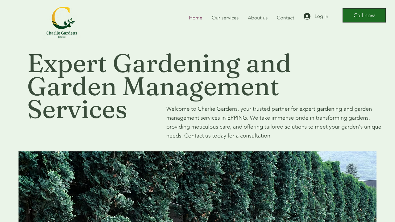 CHARLIE GARDENS LIMITED website preview