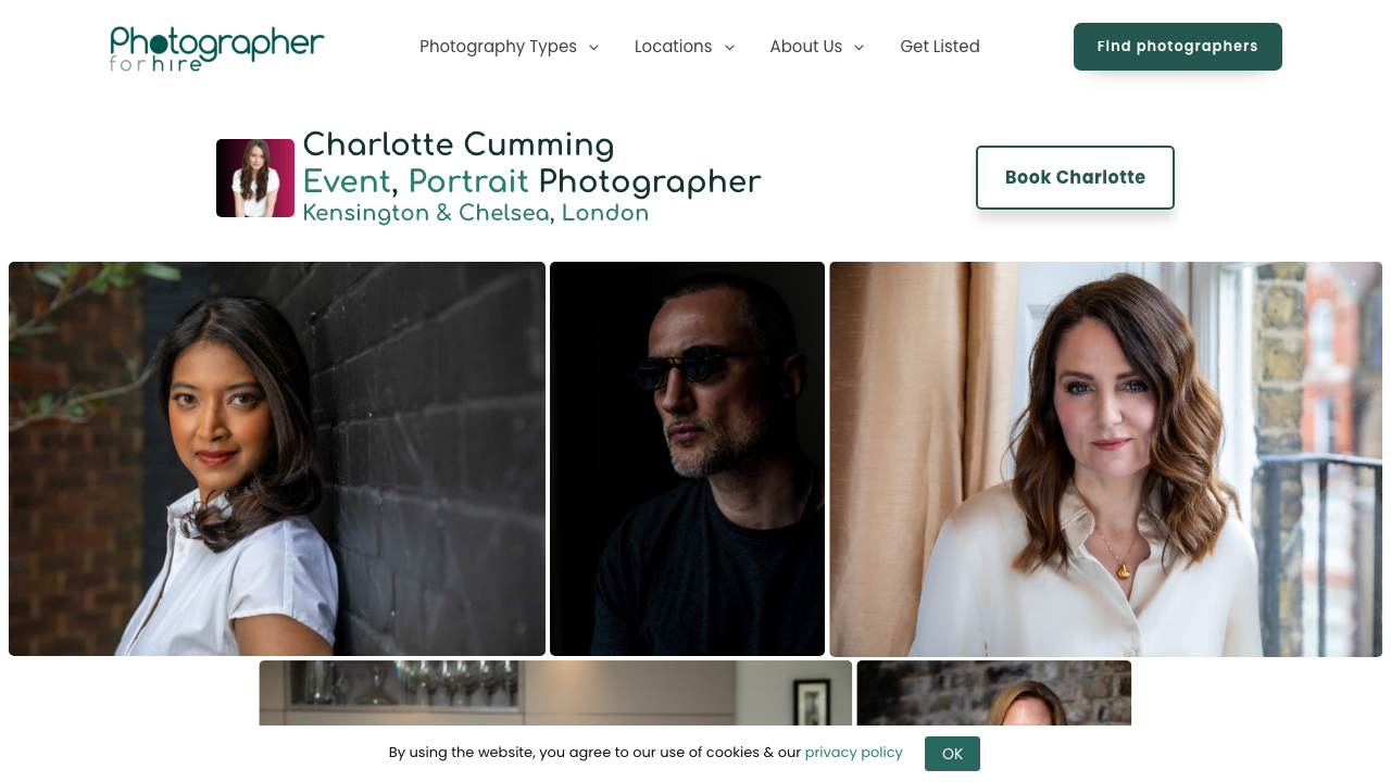 CHARLOTTE CUMMING LIMITED website preview