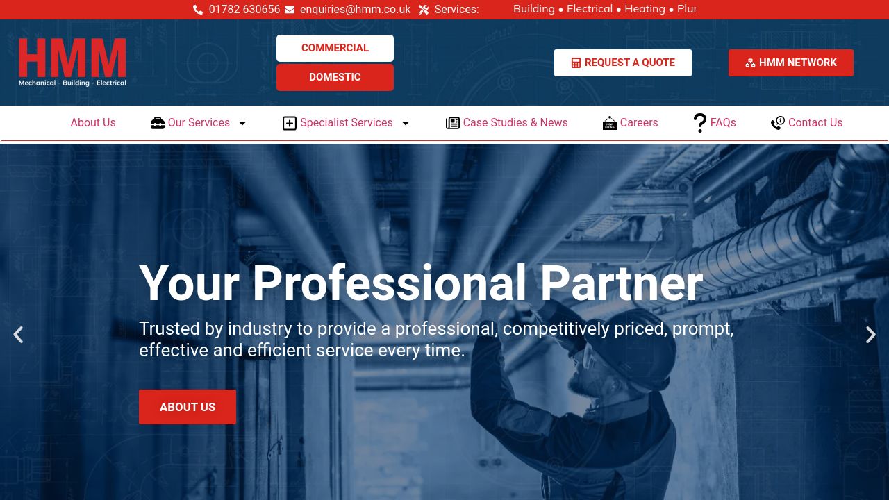 HMM MECHANICAL SERVICES LIMITED, Stoke-on-trent — Website, Contact ...