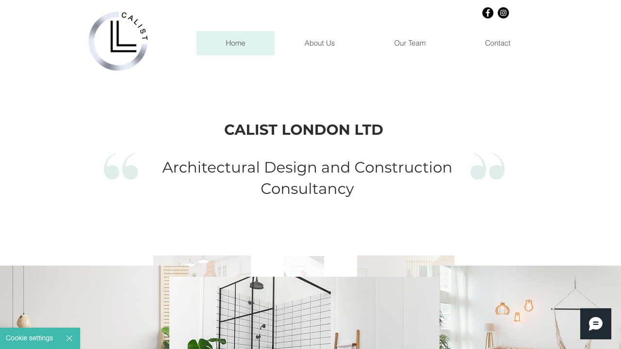 CALIST LONDON LTD website preview