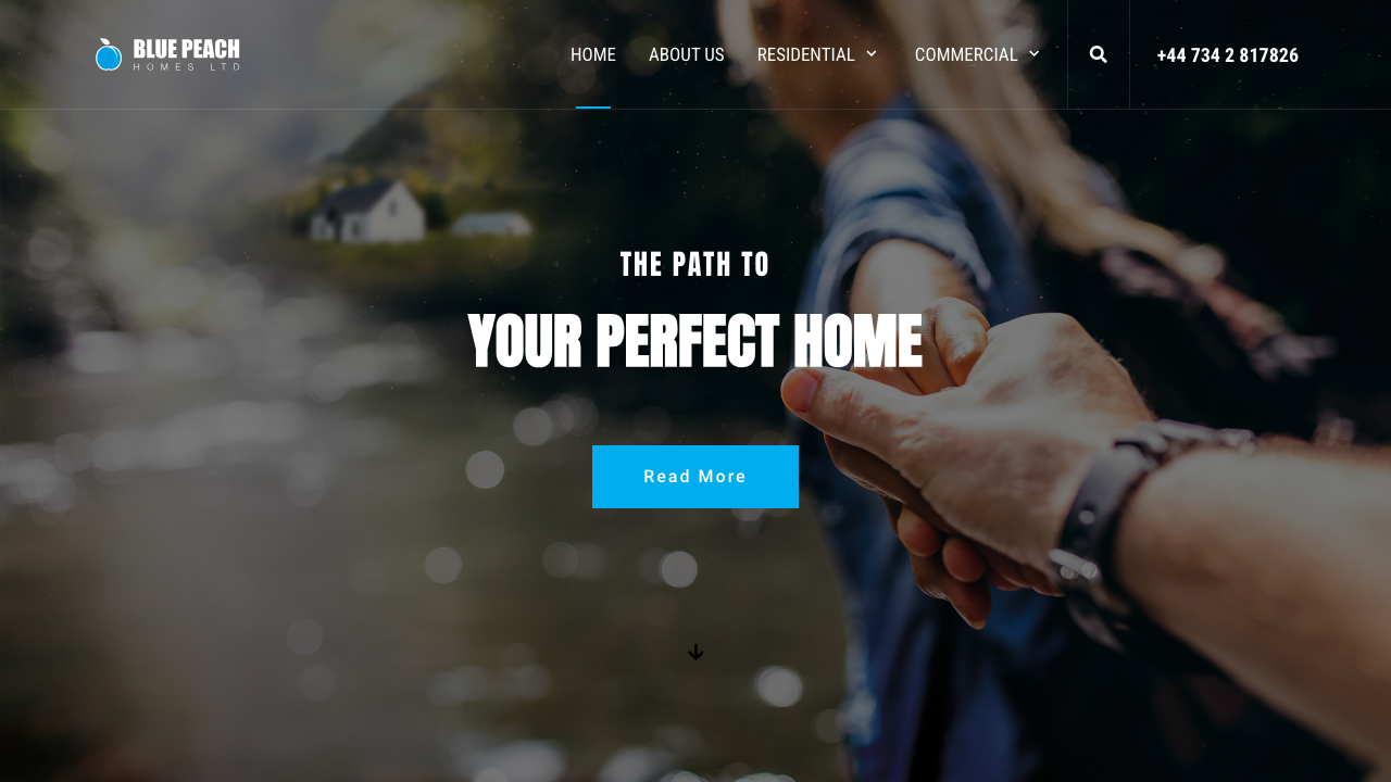 BLUE PEACH HOMES LIMITED website preview