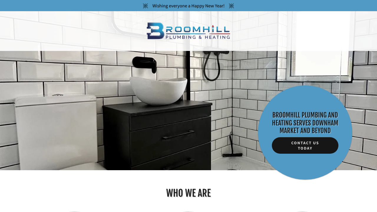 BROOMHILL PLUMBING AND HEATING LTD website preview