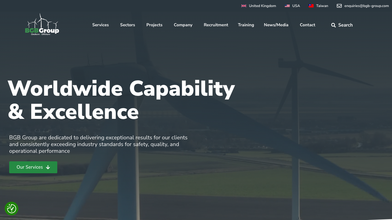 BG CONSTRACTORS LTD website preview