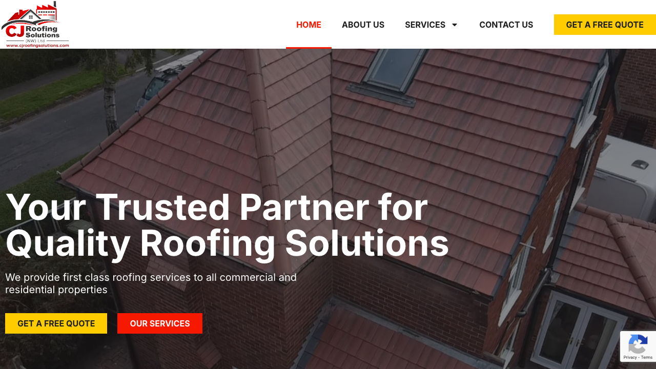 CJ ROOFING SOLUTIONS (NW) LTD website preview