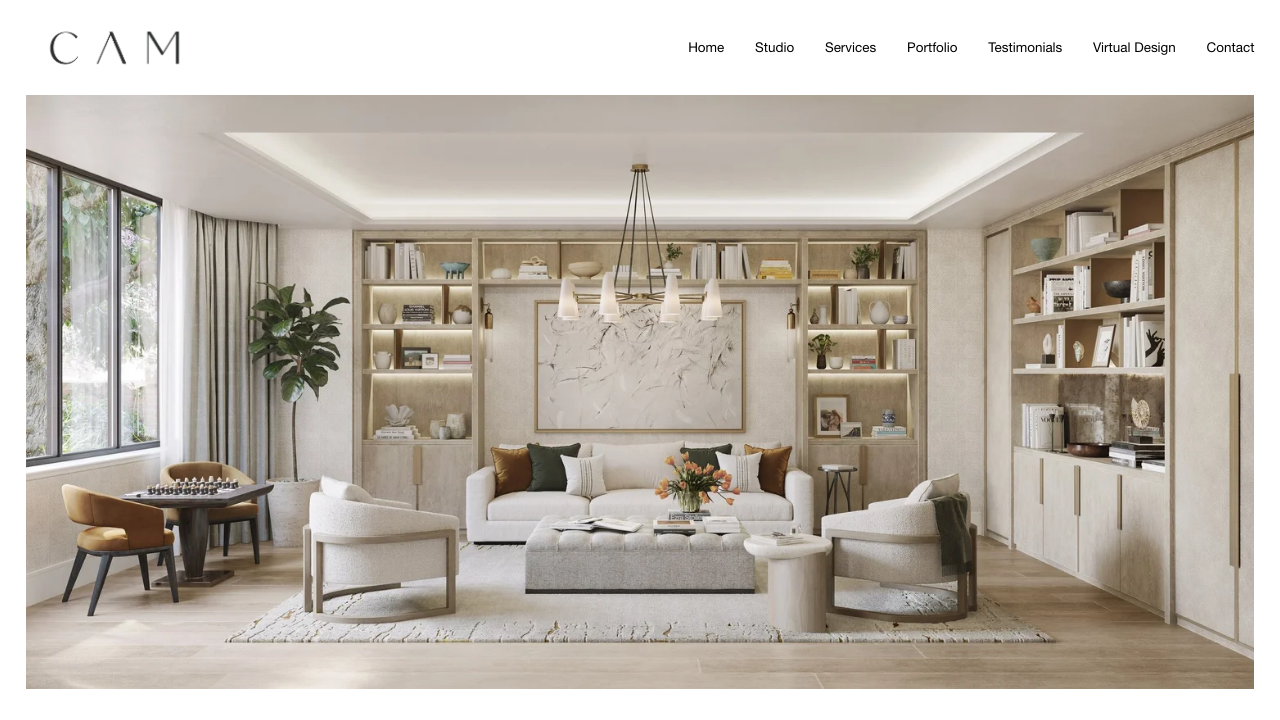 CAM INTERIOR DESIGN LIMITED website preview
