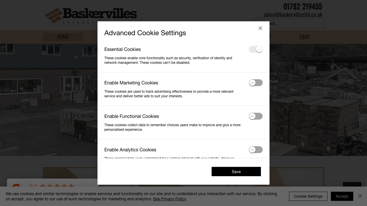 BASKERVILLE RECLAMATION LIMITED website preview
