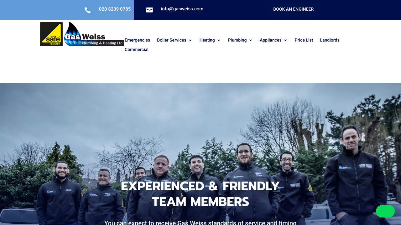 GAS WEISS PLUMBING & HEATING LTD website preview
