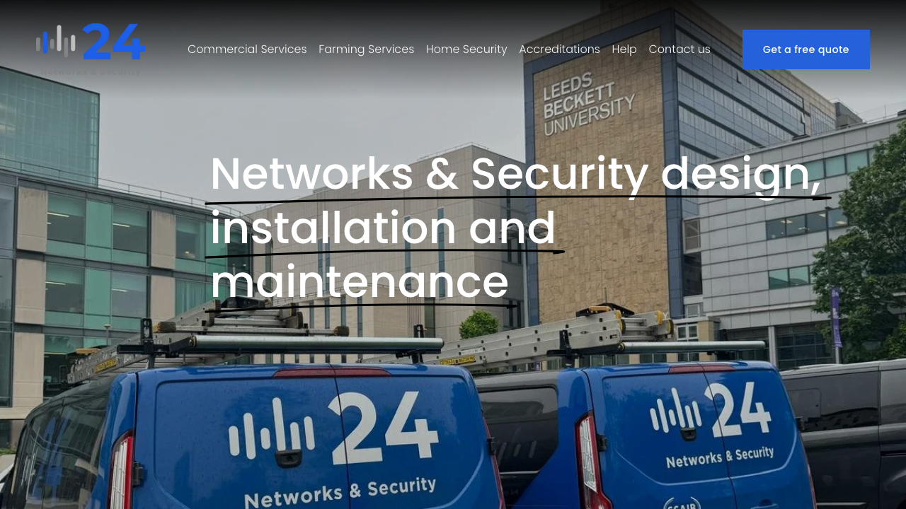24 NETWORKS & SECURITY LTD website preview
