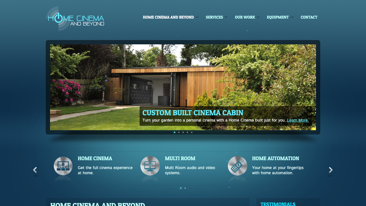 BEYOND HOME LIMITED website preview