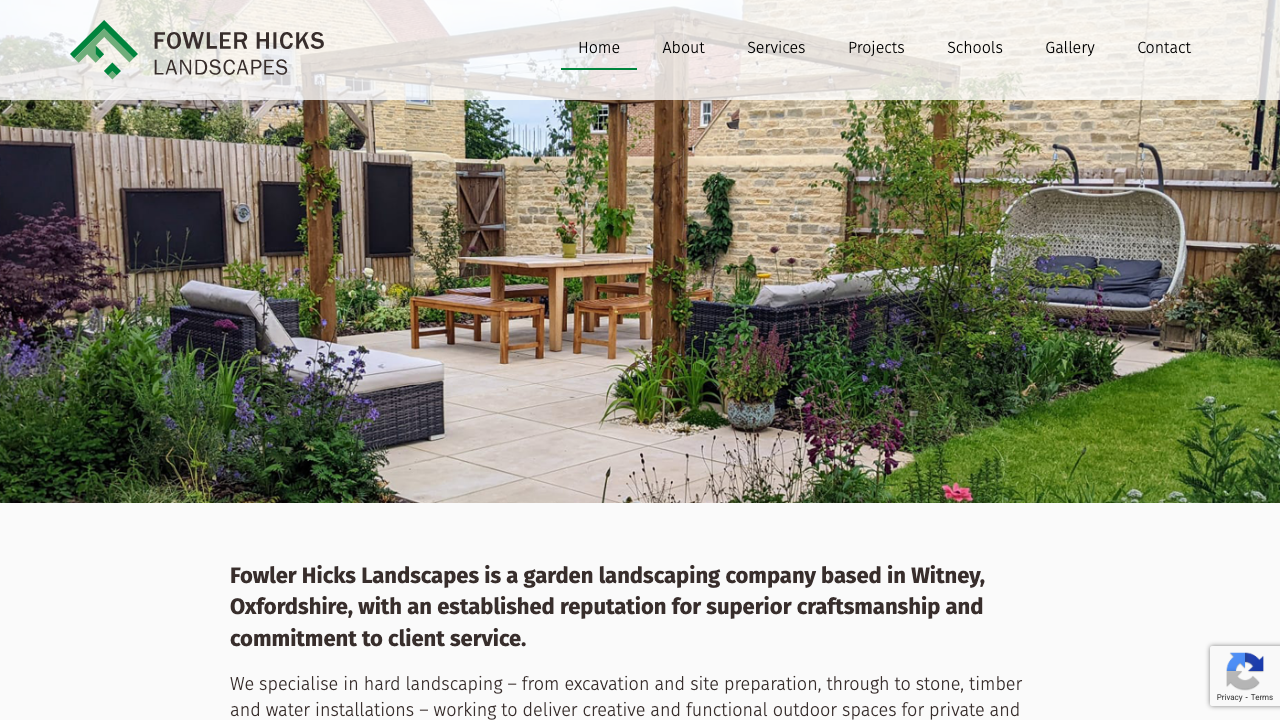 FOWLER HICKS LANDSCAPES LIMITED website preview