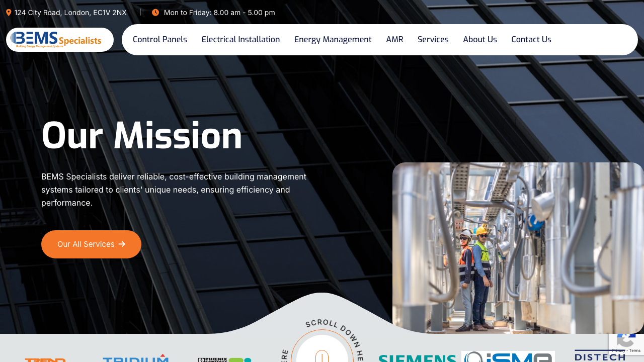 BUILDING ENERGY MANAGEMENT SYSTEMS SPECIALISTS LIMITED website preview