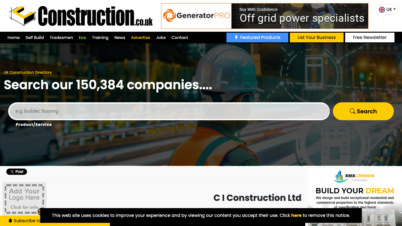 CI BUILD (YORKSHIRE) LIMITED website preview