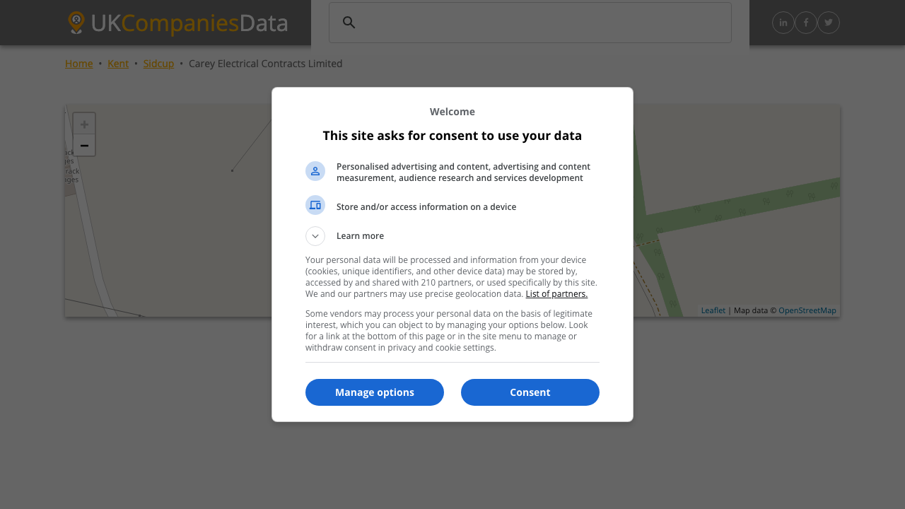 CAREY ELECTRICAL CONTRACTS LIMITED website preview