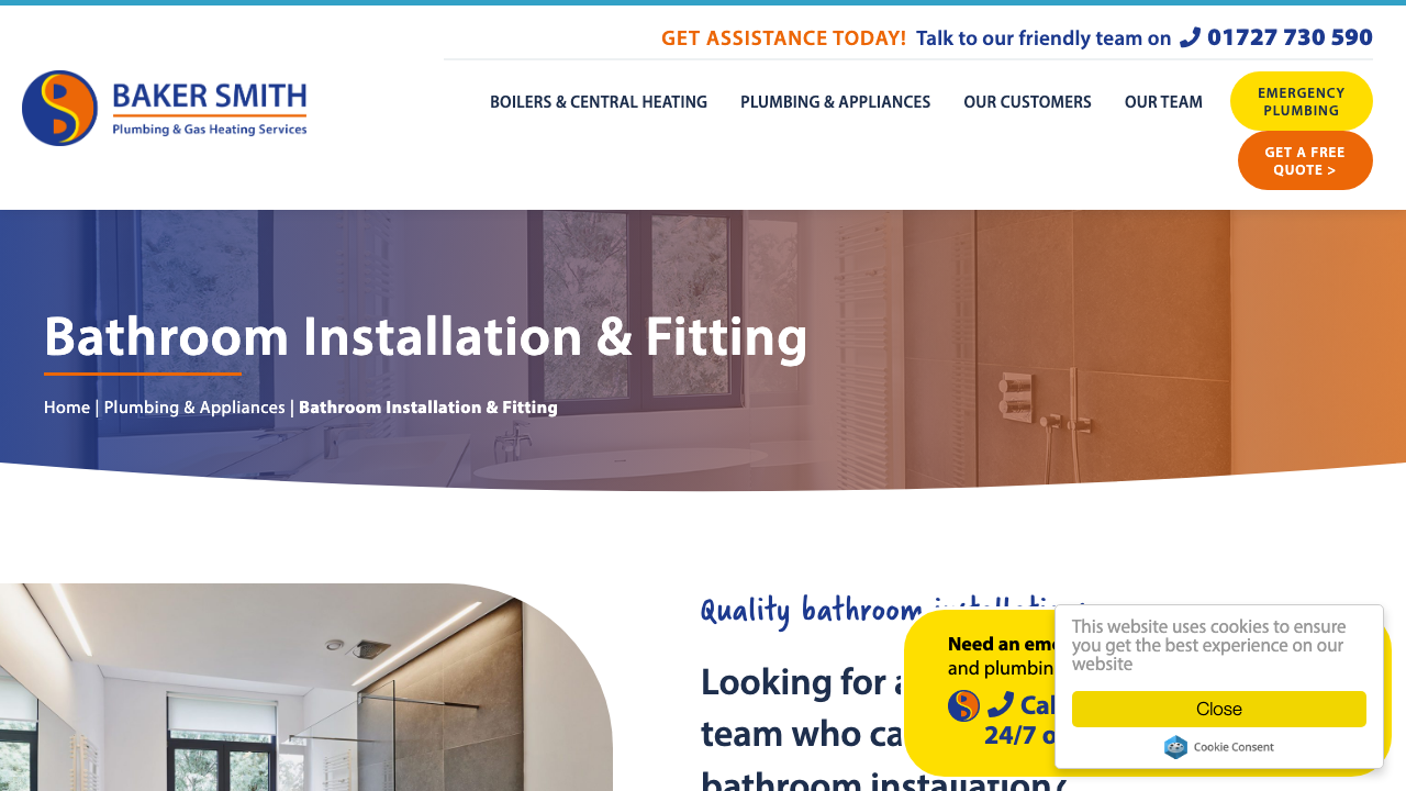 CATHEDRAL BATHROOMS LIMITED website preview