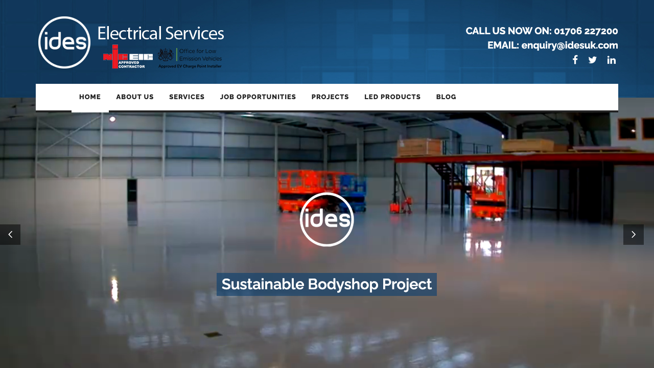 (UK) IDES LIMITED website preview