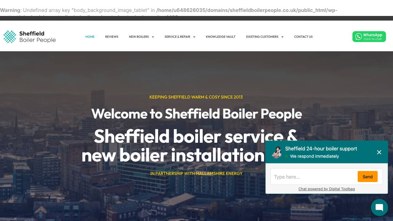 BOILER + INSTALL LIMITED website preview