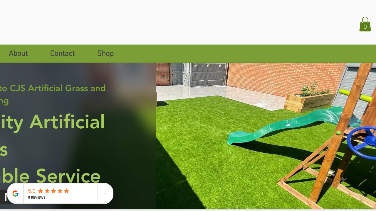 CJS ARTIFICIAL GRASS AND LANDSCAPING LTD website preview