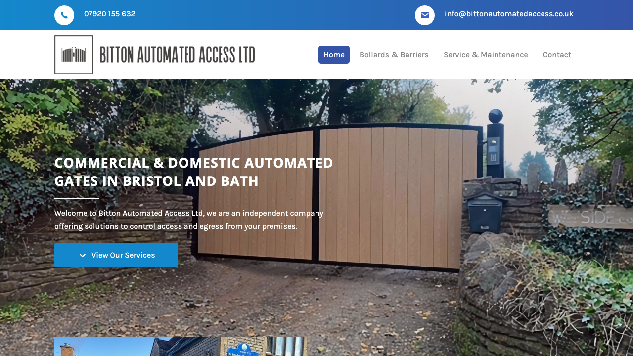 BITTON AUTOMATED ACCESS LIMITED website preview