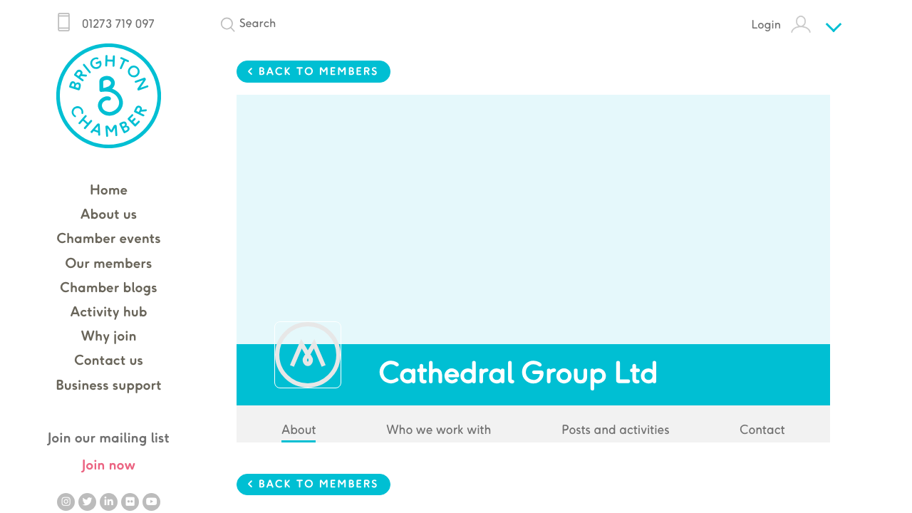 CATHEDRAL GROUP LIMITED website preview