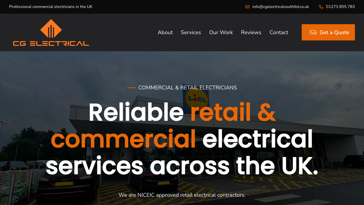 CG ELECTRICAL SOUTH LIMITED website preview