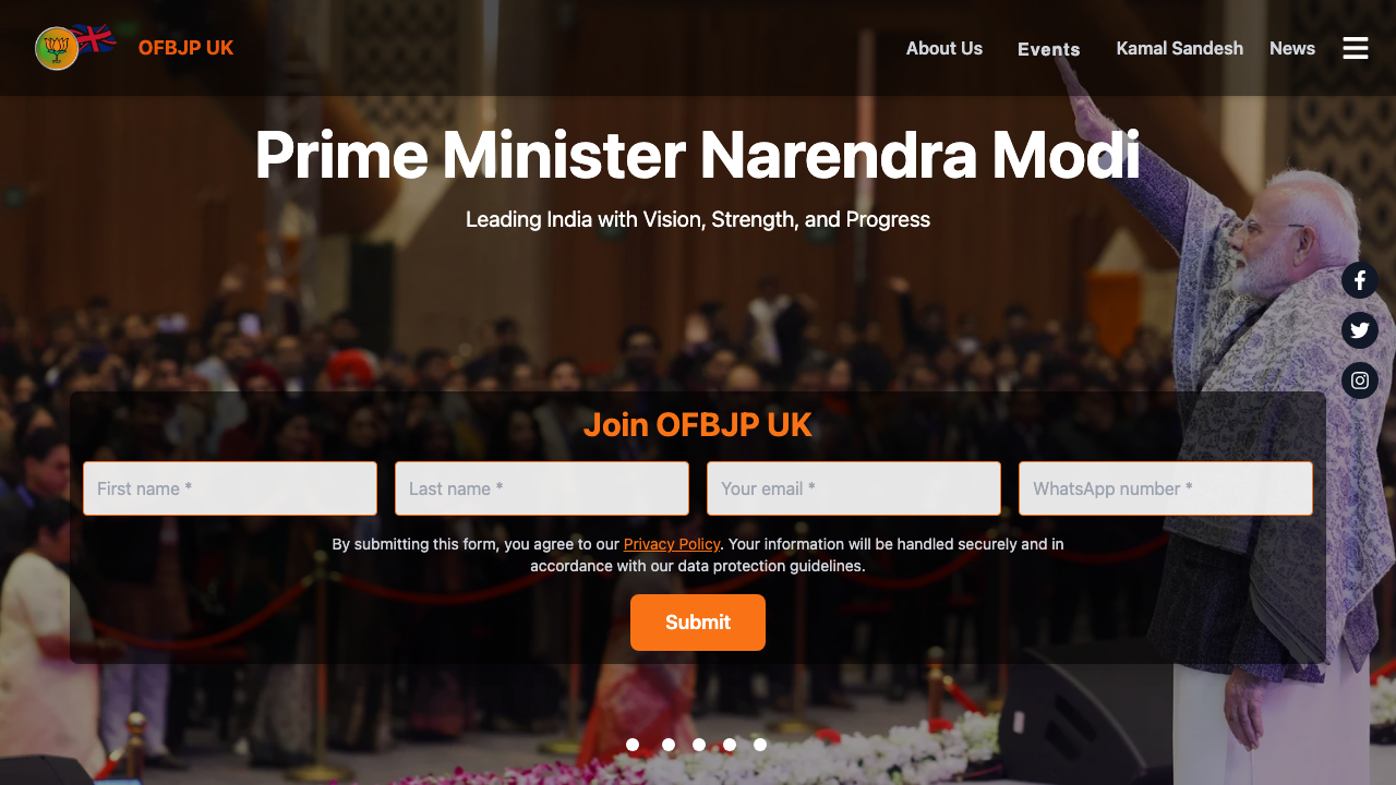 BJP UK LTD website preview