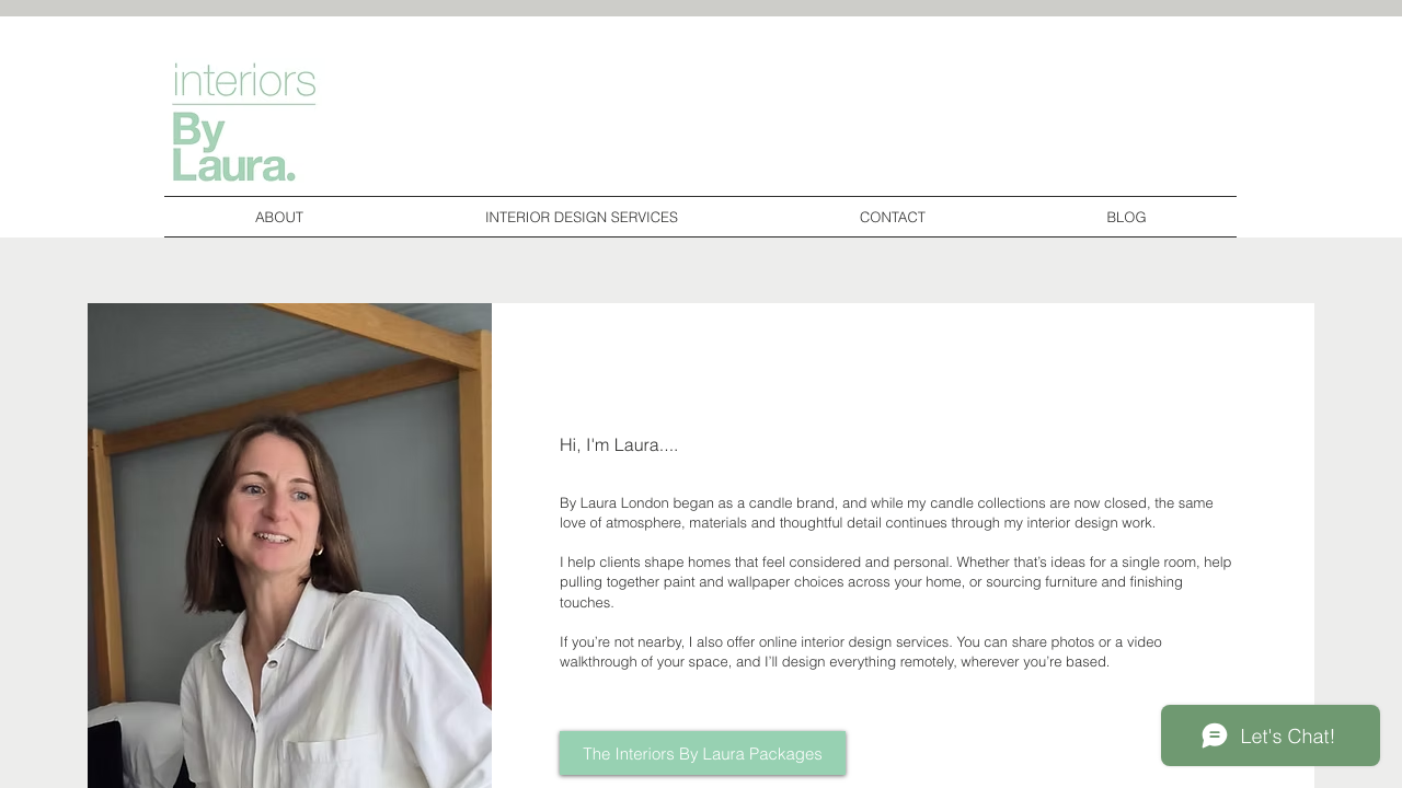 BY LAURA LONDON LTD website preview