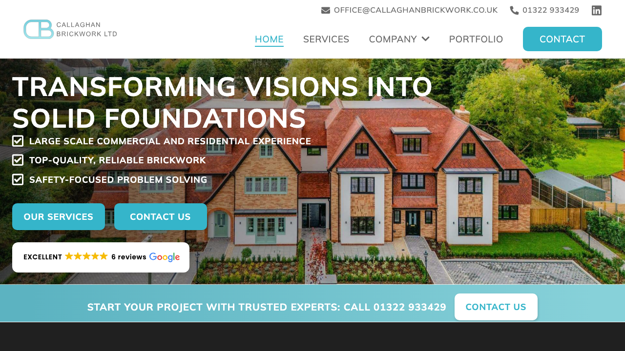 CALLAGHAN CONTRACTORS LTD website preview