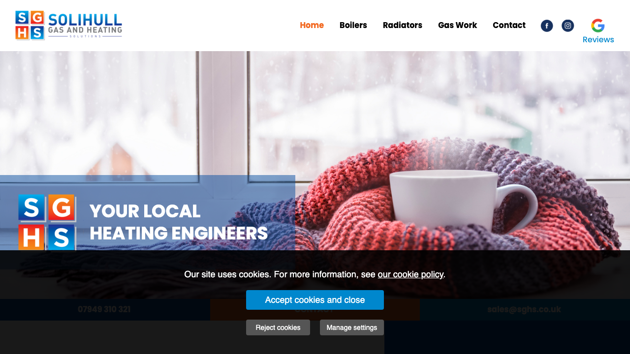 GAS HEATING SOLUTIONS LTD website preview