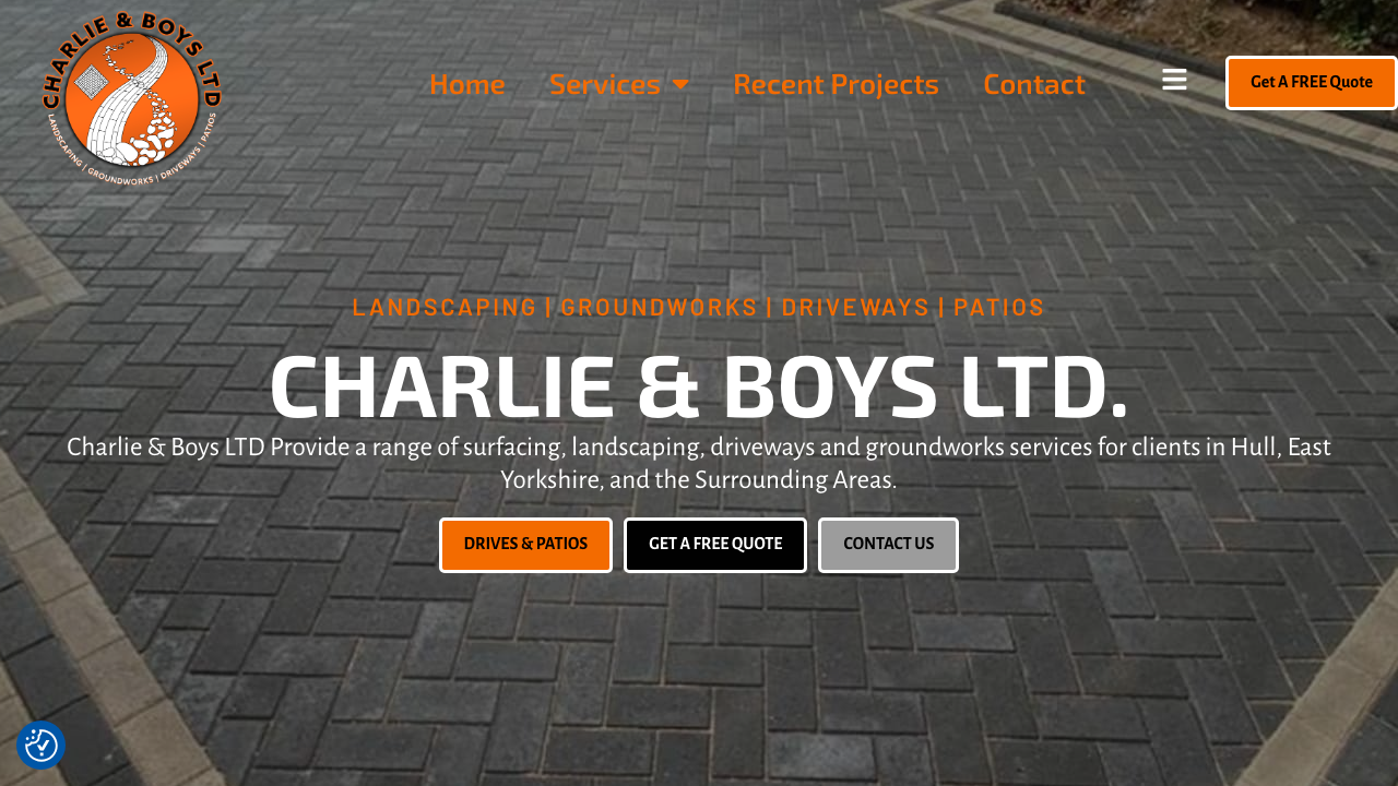 CHARLIE & BOYS LTD website preview