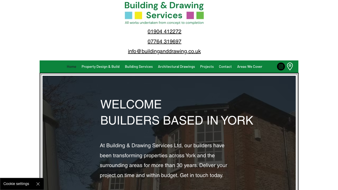 BUILDING & DRAWING SERVICES LIMITED website preview