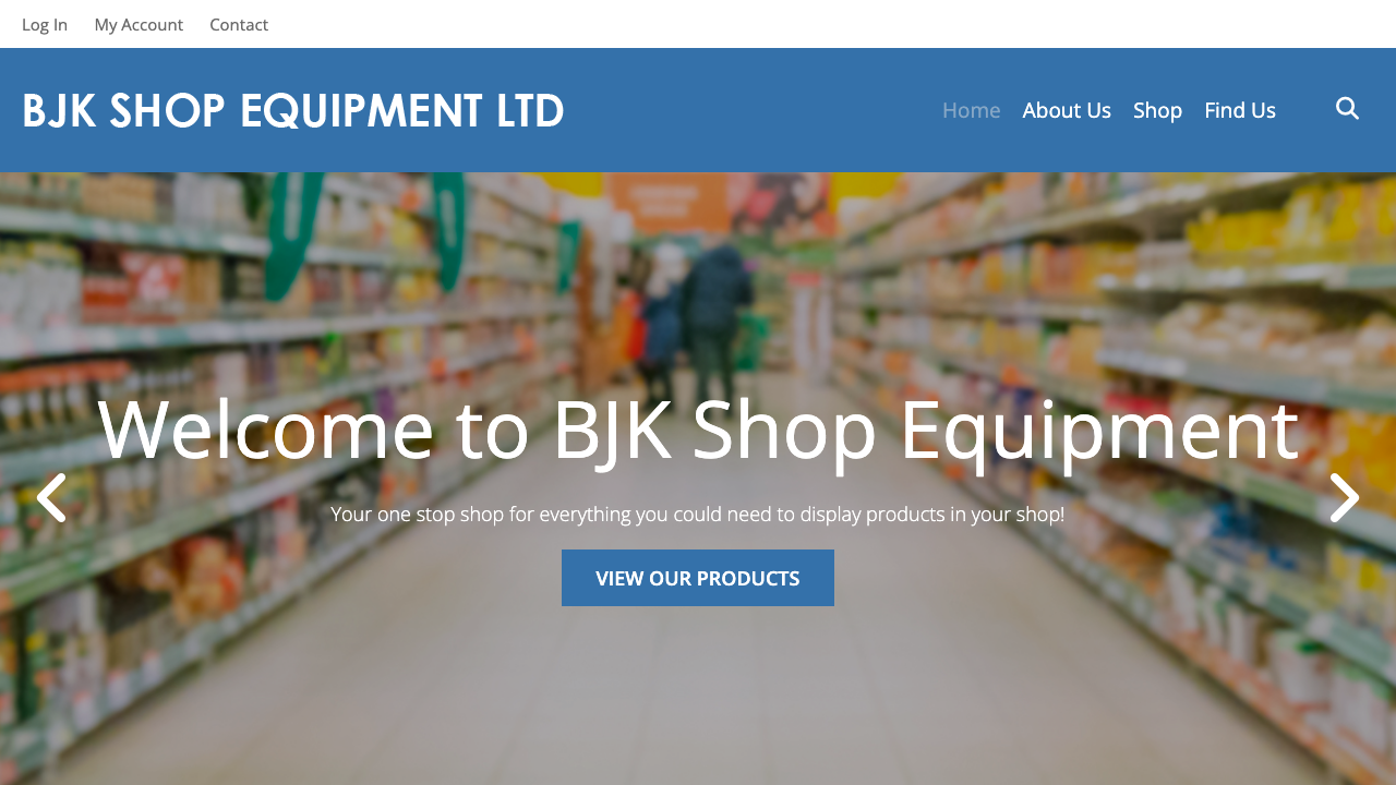 BJK SHOP EQUIPMENT LIMITED website preview