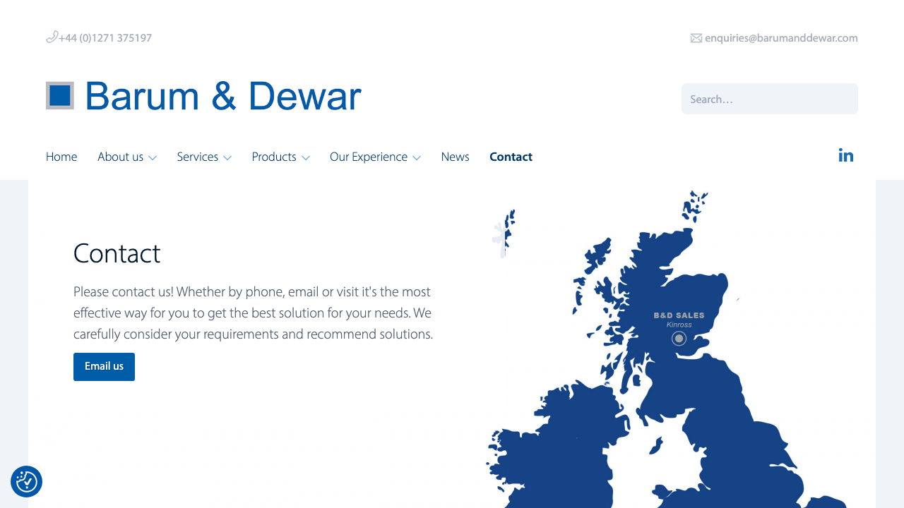 BARUM CONSTRUCTION LTD website preview