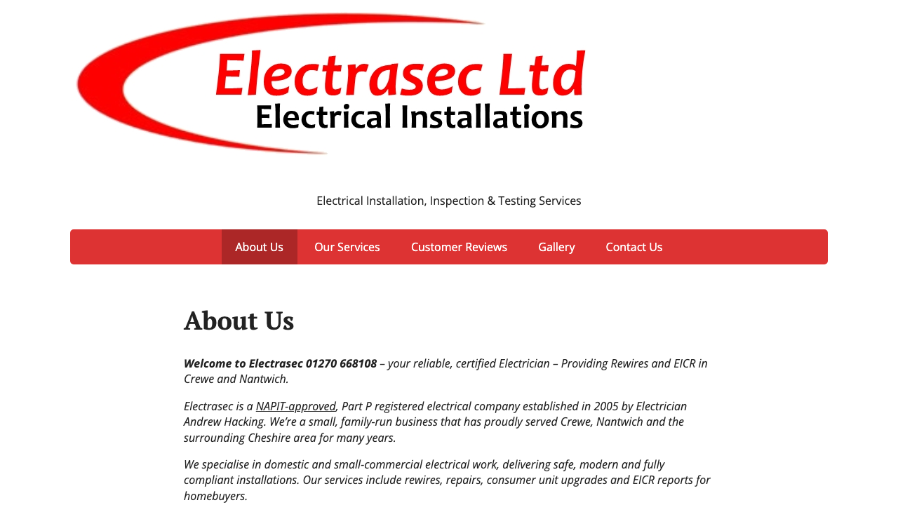 ELECTRASEC LIMITED website preview