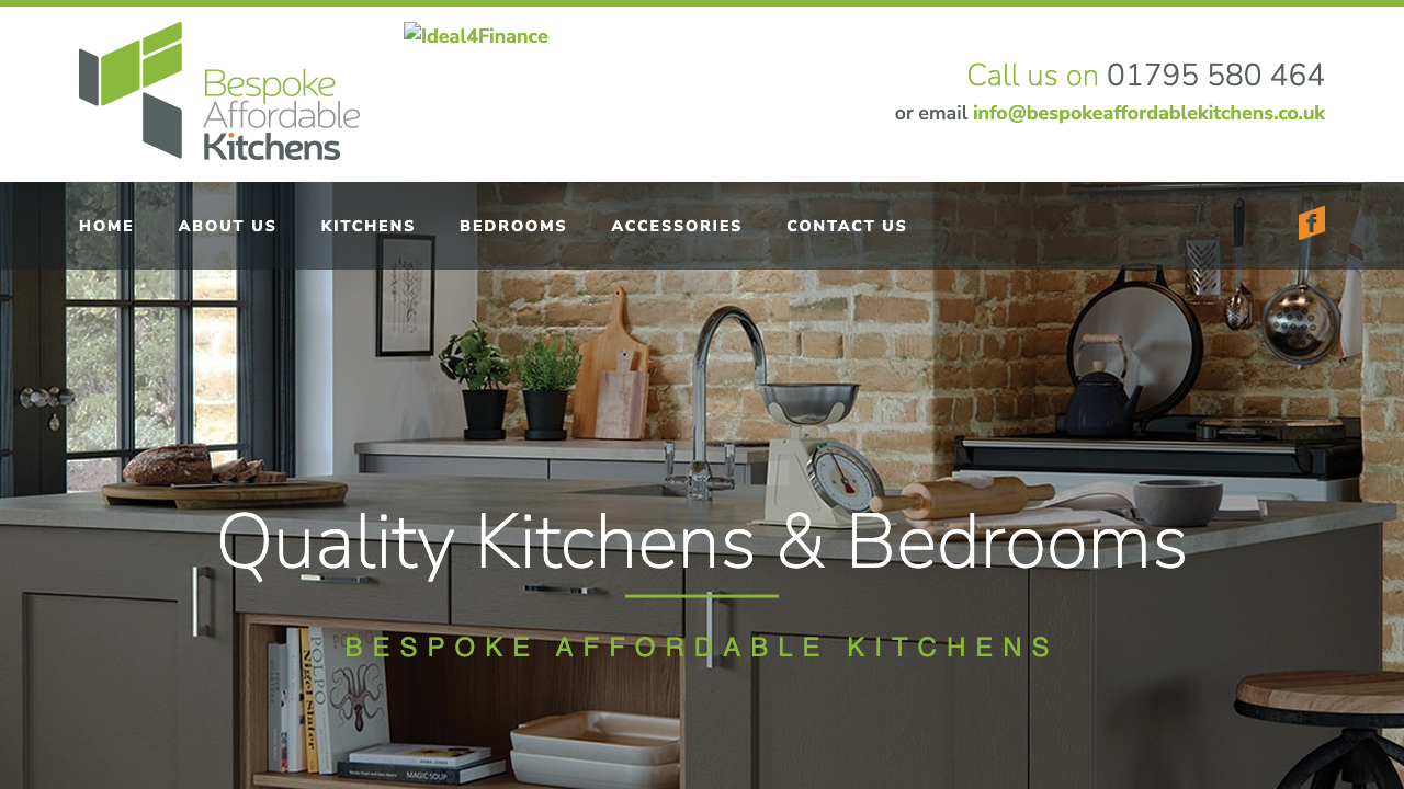 BESPOKE AFFORDABLE KITCHENS LIMITED website preview
