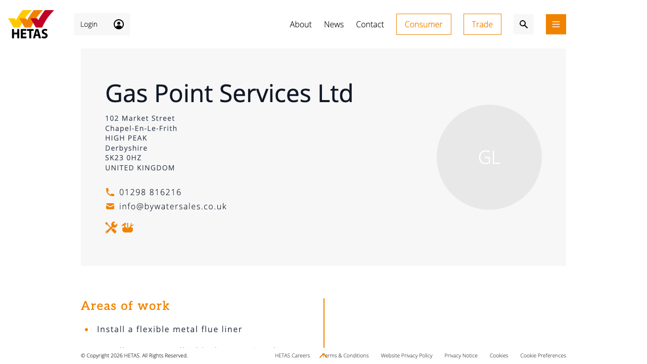 GAS POINT SERVICES LTD. website preview
